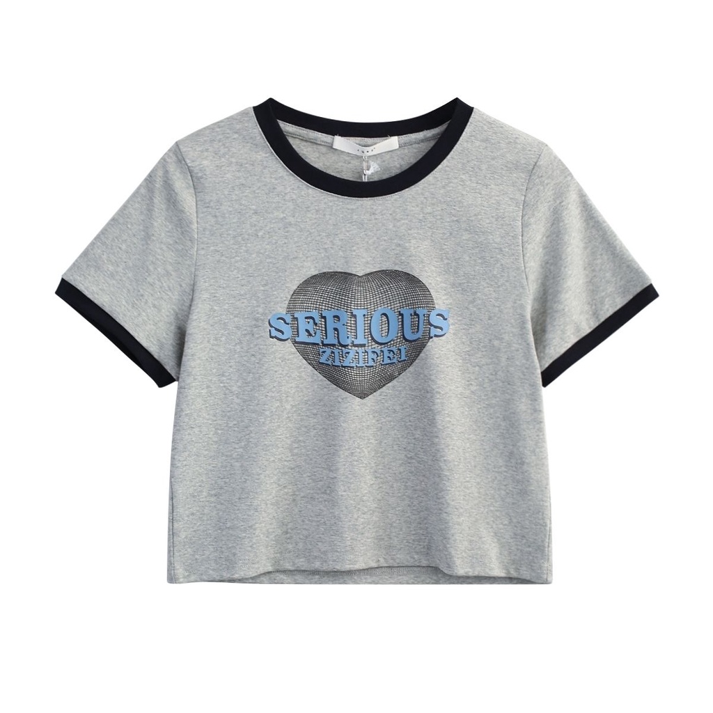 Áo Thun Tay Ngắn Cổ Tròn Dáng Rộng Thời Trang Mùa Hè Phong Cách Hàn Quốc Cho Nữ Có Size Lớn