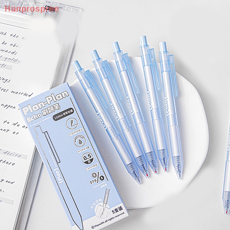 1 Bộ Bút Vẽ Dạng Nhấn Nhanh Khô Ngòi 0.5Mm Độc Đáo Tiện Dụng
