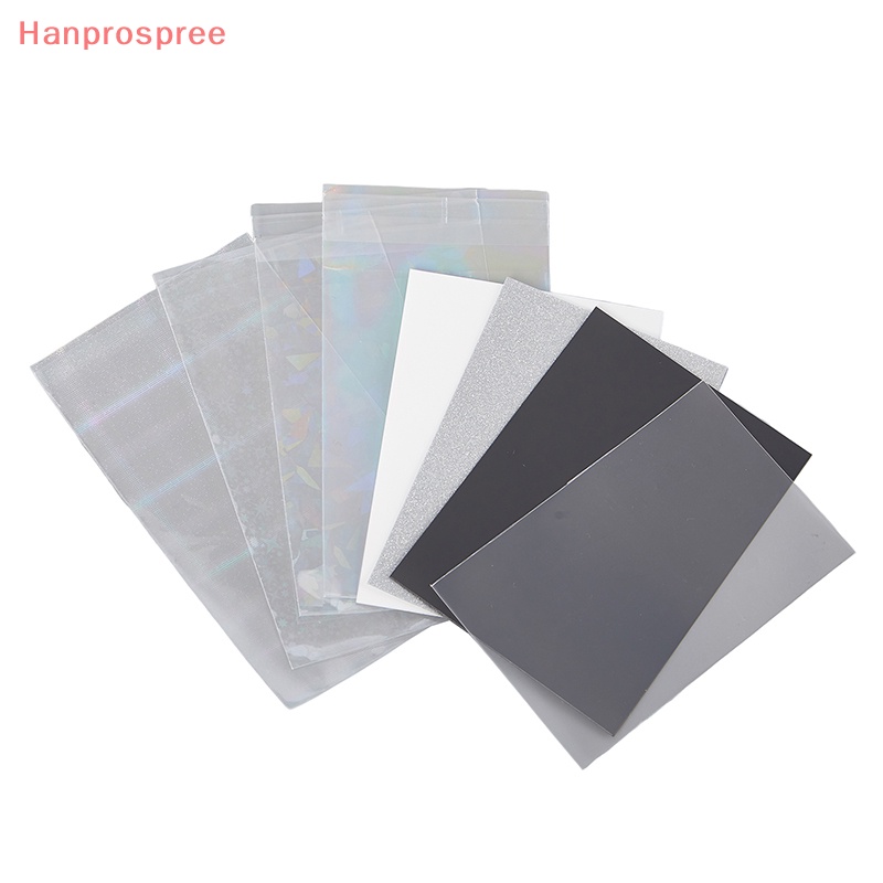 Set 10 / 50 Túi Đựng Thẻ Ảnh Trong Suốt Lấp Lánh