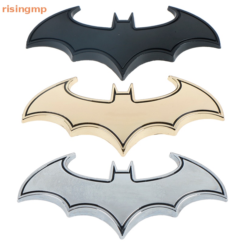 1 Huy Hiệu Kim Loại Hình Dơi 3d Trang Trí Xe Hơi Xe Máy