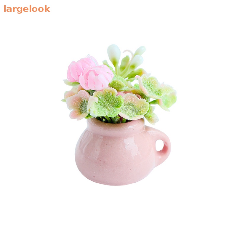 Lọ Hoa Mini Trang Trí Nhà Búp Bê Màu Sắc Ngẫu Nhiên Tỷ Lệ 1 / 12