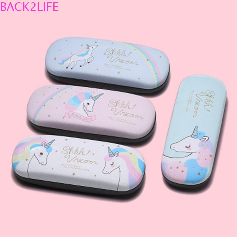 Hộp Đựng Mắt Kính Hình Kỳ Lân Hoạt Hình Dễ Thương Chống Áp Lực Chống Rơi Cho Nam BACK2LIFE Ốp