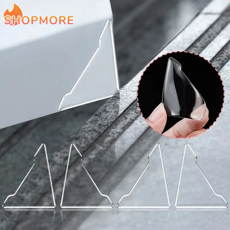 Bộ 2 Miếng Silicone Dán Cạnh Cửa Xe Hơi Chống Trầy Chống Nước Chống Bụi Chống Va Đập