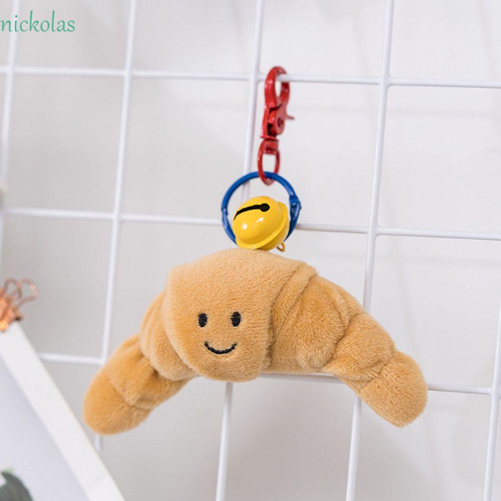 Móc Khóa Hình Đồ Ăn Nhồi Bông Đáng Yêu Mềm Mại