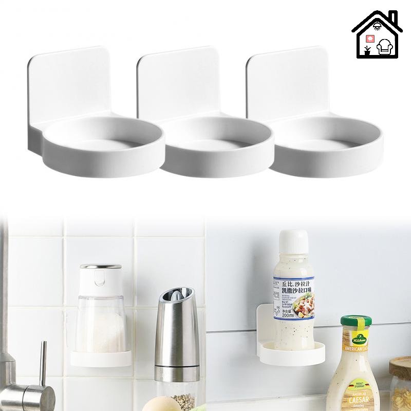 Giá Đỡ Chai Nước Rửa Tay Tự Động Gắn Tường Không Cần Đục Lỗ Đa Năng Cho Nhà Bếp