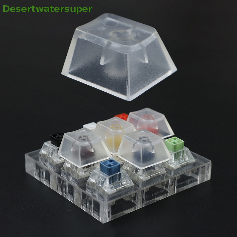 Set 10 Nút Bàn Phím Cơ R4 Bằng Nhựa ABS Trong Suốt