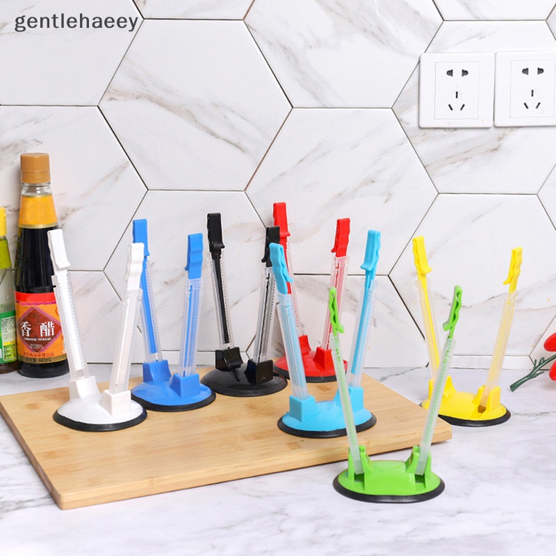 Giá Đỡ Túi Zip Bằng Nhựa Chống Trượt Có Thể Điều Chỉnh Tiện Dụng Cho Nhà Bếp