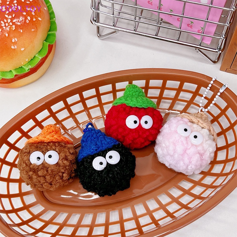 Cooltoy Móc Chìa Khóa Hình Yêu Tinh Hoạt Hình Bằng Vải Lông Xù Dệt Tay Phụ Kiện Trang Trí Túi Xách / Móc Khóa Cho Nữ