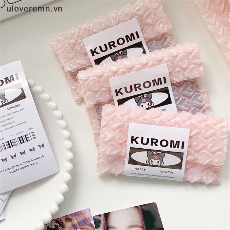 Uloveremn Set 10 Túi Bong Bóng Hình Trái Tim Kawaii Có Đệm Đóng Gói Hàng Cho Doanh Nhân