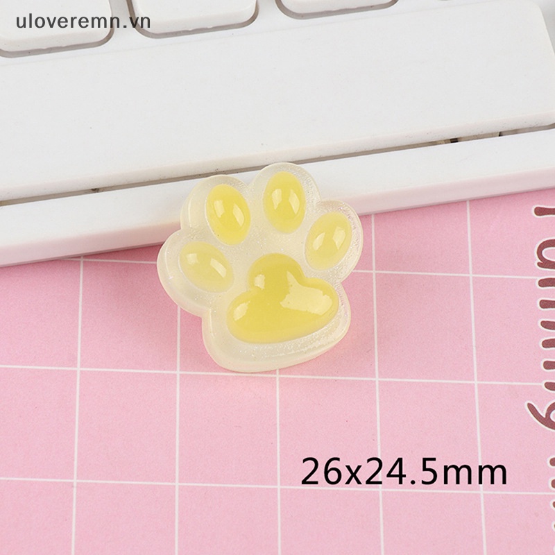 Set 5 Móng Vuốt Mèo Dạ Quang Màu Sắc Ngẫu Nhiên