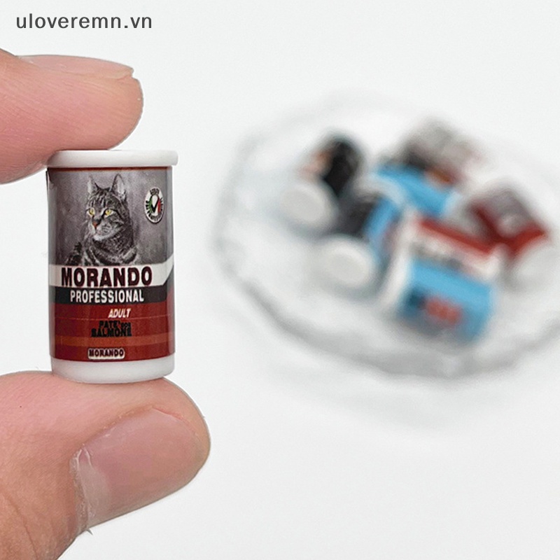 Uloveremn Set 5 Mô Hình Chó Mèo mini Trang Trí Nhà Búp Bê