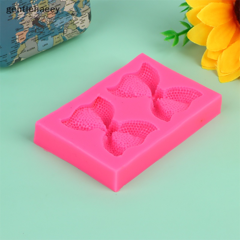 1 Khuôn Silicone Làm Bánh Hình Nơ 3D Độc Đáo
