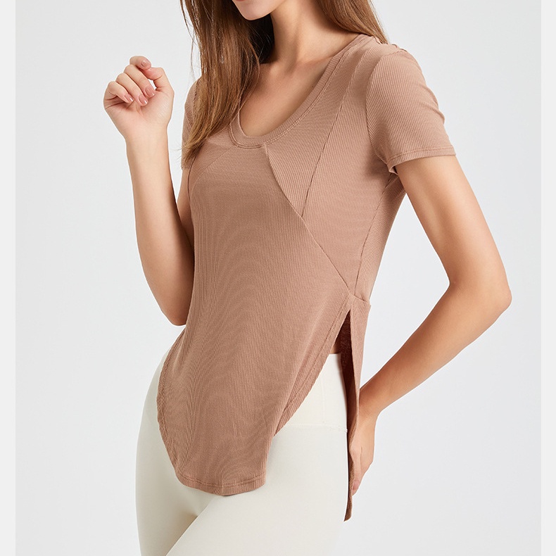 Áo Thun Thể Thao Tay Ngắn Dáng Rộng Thoáng Khí Thời Trang Cho Nữ