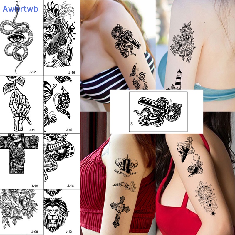 Hình Xăm Dán Tạm Thời 3D Chống Nước Độc Đáo Mới