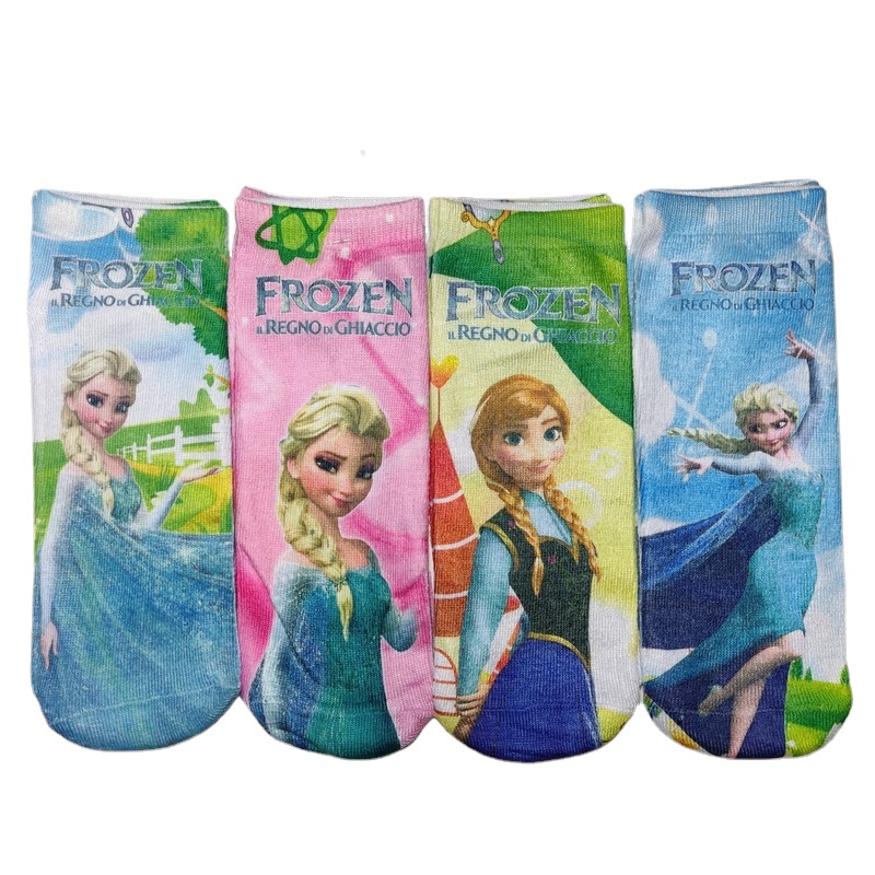 Bộ 4 Đôi Vớ In Hoạt Hình Dễ Thương Cho Bé