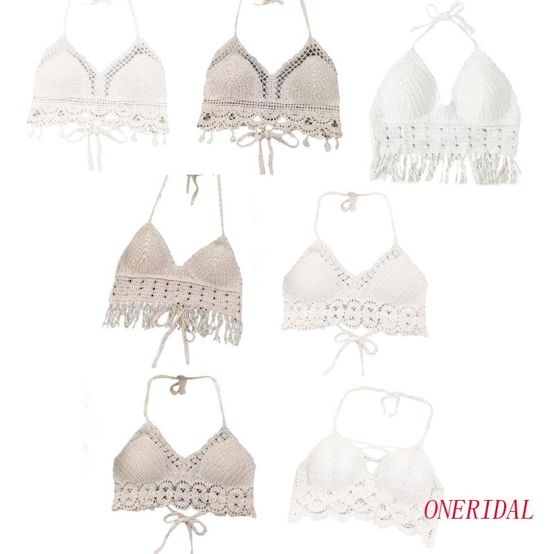 Áo Croptop Dệt Kim Không Tay Phong Cách Bohemian Dành Cho Thanh Thiếu Niên