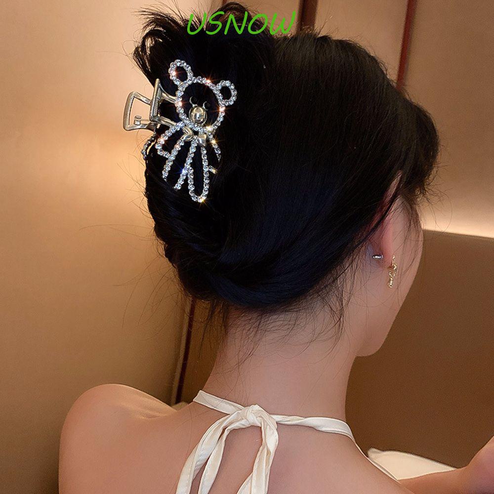 Kẹp Tóc Móng Vuốt Gấu Rỗng Bằng Hợp Kim Phong Cách Hàn Quốc Dễ Phối Đồ Dành Cho Bạn Nữ