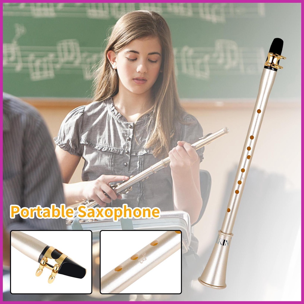 Kèn Saxophone Mini Cầm Tay Thoải Mái Dễ Dàng Mang Theo Thích Hợp Làm Quà Sinh Nhật Cho Bé kerivn kerivn
