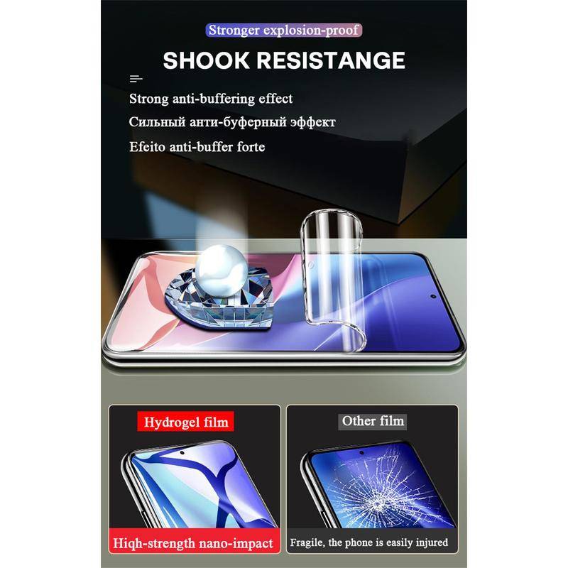 Set 2 Phim Hydrogel Dán Bảo Vệ Màn Hình Cho Xiaomi Mi 13 12 12T 12S 11X 11T 11 10T 10 Pro Lite Xiaomi 10 Youth 10i 12X 11i Kính