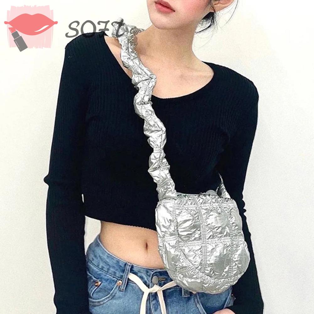 Túi Totes Đeo Dưới Cánh Tay Hình Đám Mây Gấp Lại Được Thời Trang