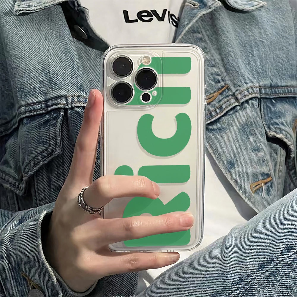 ✅Ốp Điện Thoại Mềm Chống Sốc In Chữ Tiếng Anh 6In FLCB Đơn Giản Cho Iphone 14pro 1213 11plus 78max