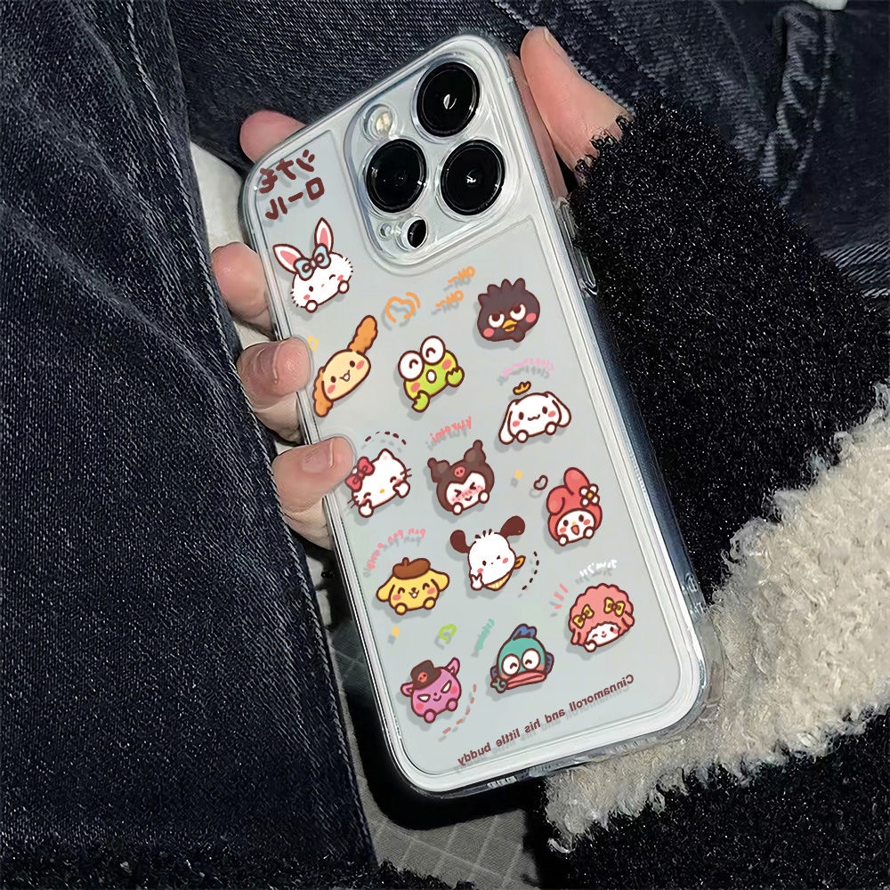 ✅Ốp Điện Thoại Dẻo Họa Tiết Hoạt Hình Sanrio Dễ Thương Cho iPhone1213 786In14Pro 11 maxplus 5PBN