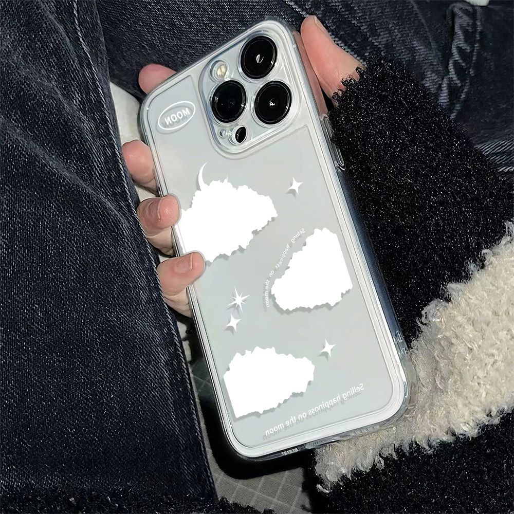 ✅Ốp Điện Thoại Màu Trắng Chống Sốc Cho Iphone12max 13 plus11 14pro 6In78 14