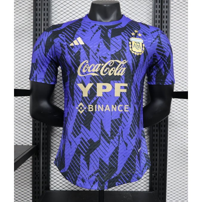 Áo Thun Bóng Đá Chất Lượng Cao Argentina Pregame 2324