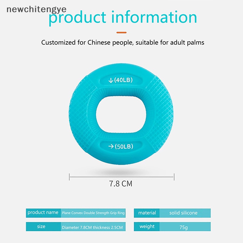 Dụng Cụ Luyện Tập Cơ Ngón Tay 20-80LB Bằng Silicone Tùy Chỉnh Tiện Dụng