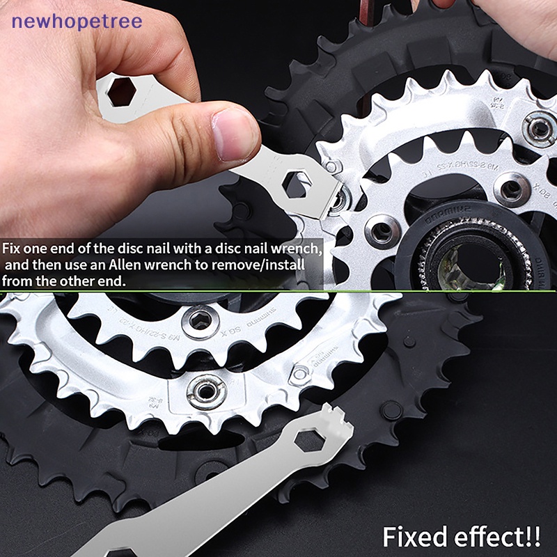 Cờ Lê Vặn Đai Ốc Xe Đạp Màu Bạc Chất Lượng Cao 9mm / 10mm