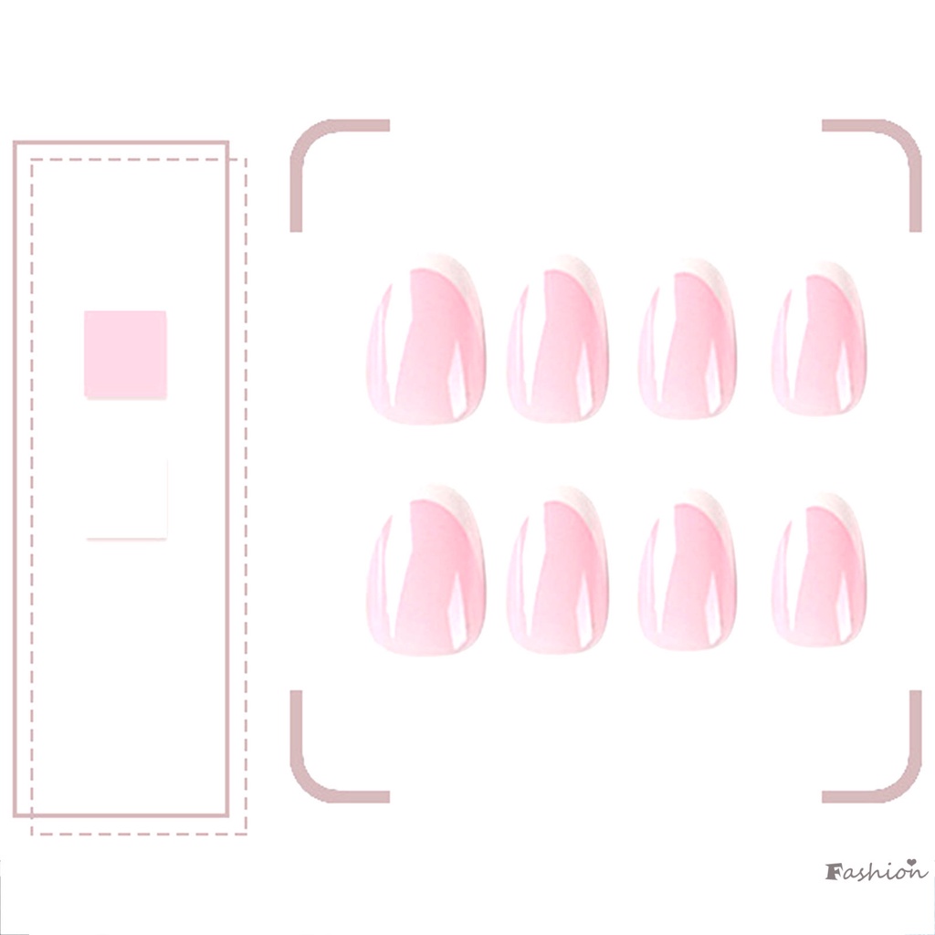 Móng Tay Giả Siêu Dẻo Bền Màu Thoải Mái Phong Cách Pháp