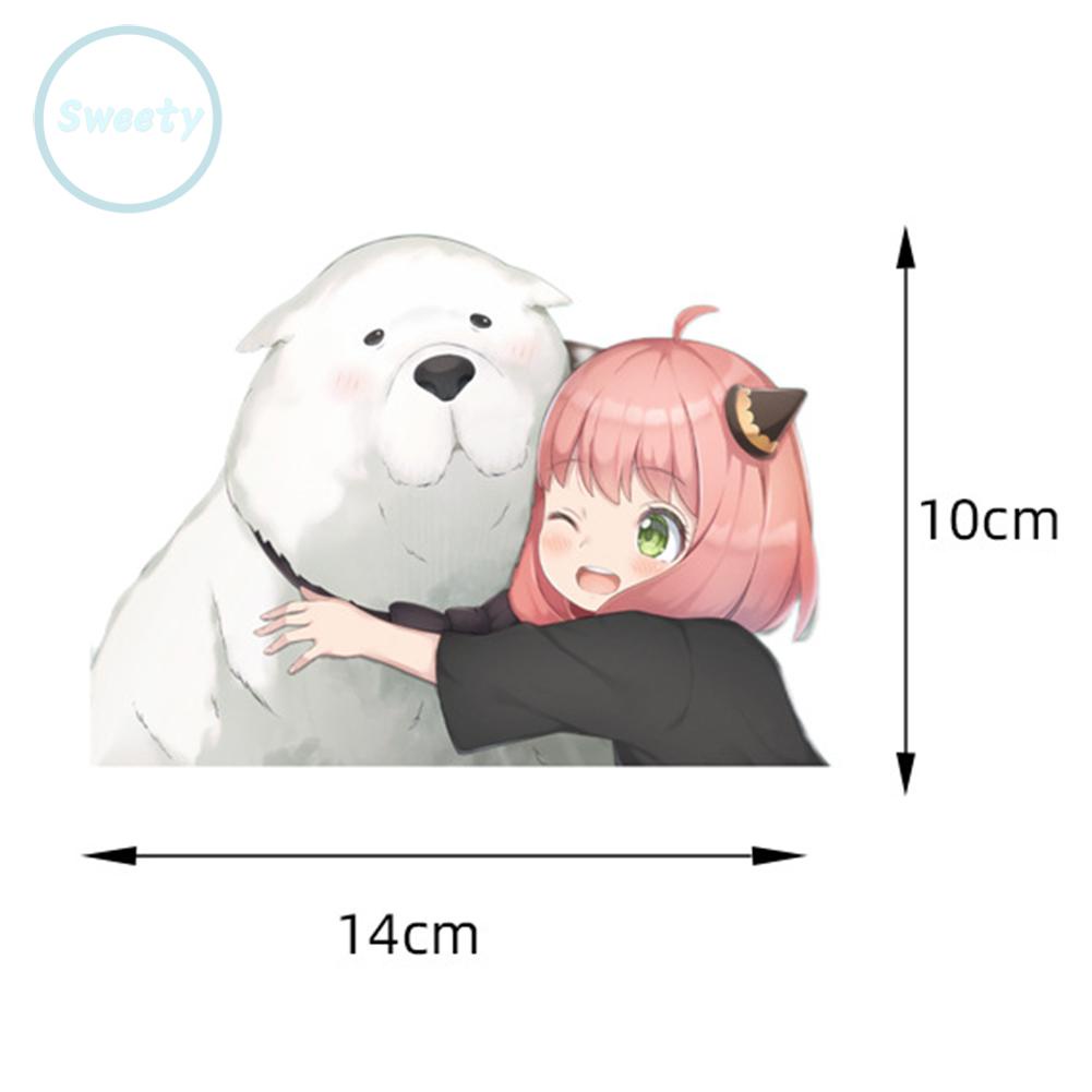 Anya Forger Sticker Hoạt Hình Dán Xe Hơi Hoặc Xe Máy Cuối Cùng Bằng vinyl