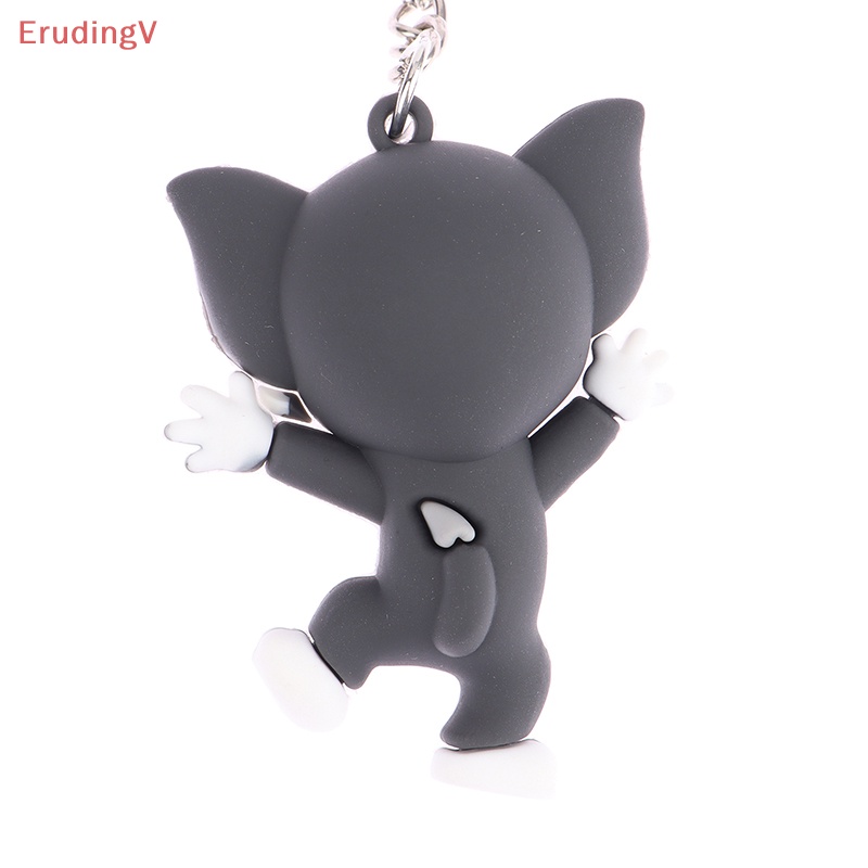 [ErudingV] Móc Chìa Khóa / Túi Xách Bằng Nhựa Resin Hình Mèo / Chuột Hoạt Hình Dễ Thương