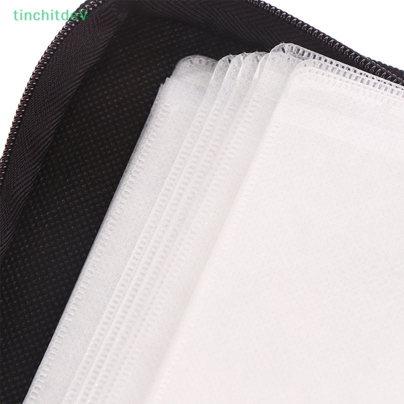 Túi Đựng Đĩa CD 80 Ngăn Có Khóa Kéo Tiện Dụng