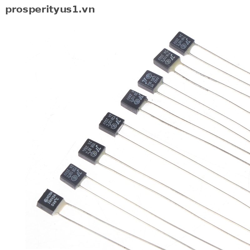Set 1 10 Công Tắc Cầu Chì Nhiệt 250V RH 2A 85-160 Độ Chuyên Nghiệp