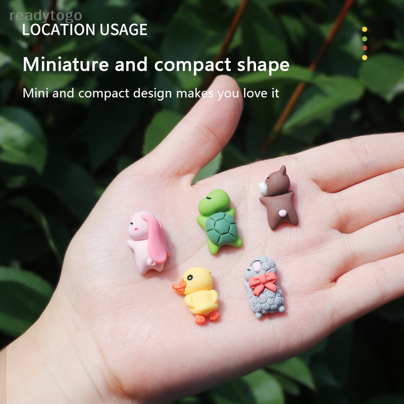 Đồ Trang Trí Xe Hơi / Xe Máy Mini Hình Động Vật Đang Ngủ Bằng Nhựa Resin Dễ Thương