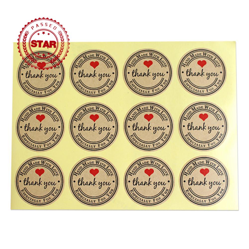 Set 12 Miếng Dán Niêm Phong Tự Dính H1C4