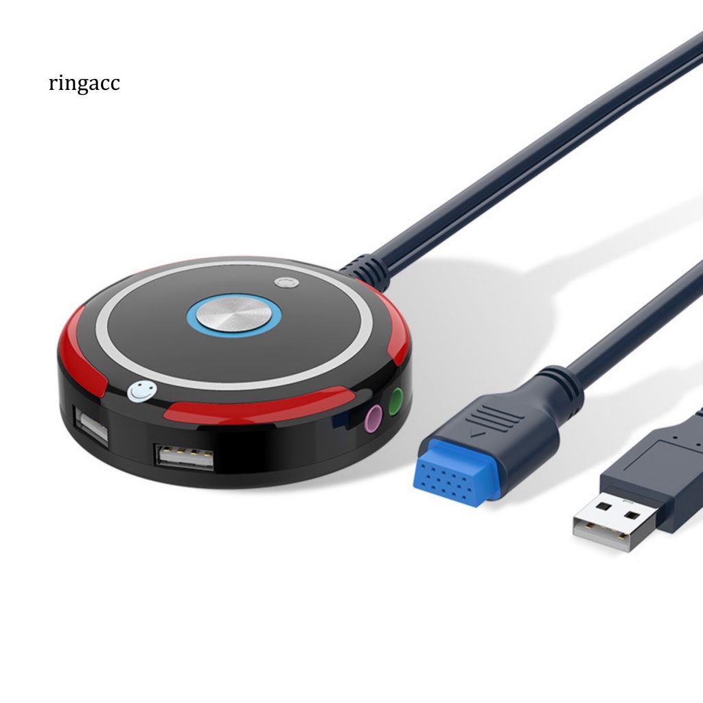 Công Tắc Nguồn 2 Cổng USB Cho Máy Tính Để Bàn