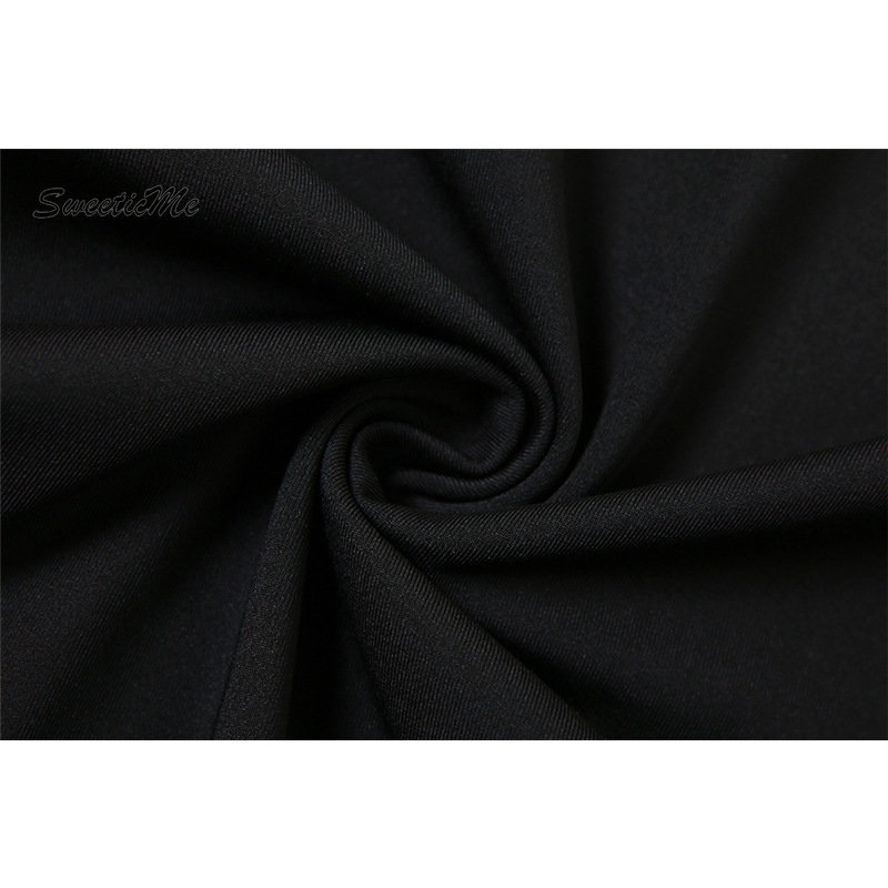 Áo Liền Quần Tay Dài Cổ Tròn Dáng Ôm Phối Màu Tương Phản Thời Trang 2023 Dành Cho Bạn Nữ