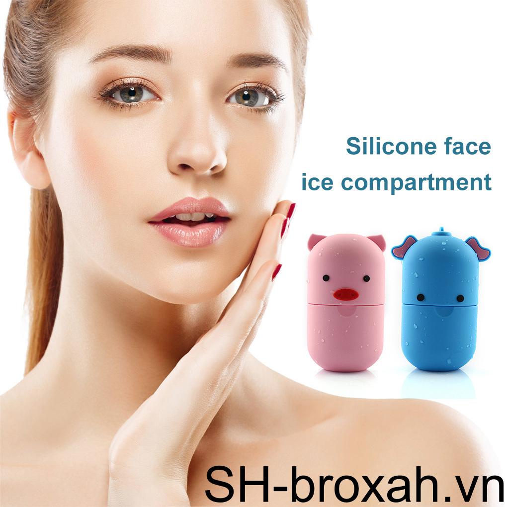 Khay Làm Đá Bằng Silicone Loại Bỏ Bọng Mắt Có Thể Tái Sử Dụng