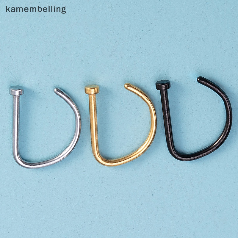 Set 3 Khuyên Mũi 18G Bằng Thép Không Gỉ Cá Tính