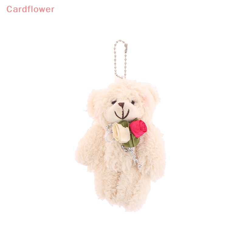 < Cardflower > Móc Khóa Gấu Bông Đáng Yêu Mềm Mại Thay Thế Được Sáng Tạo Và Dễ Thương Cho Bé Gái Và Trẻ Em Mới