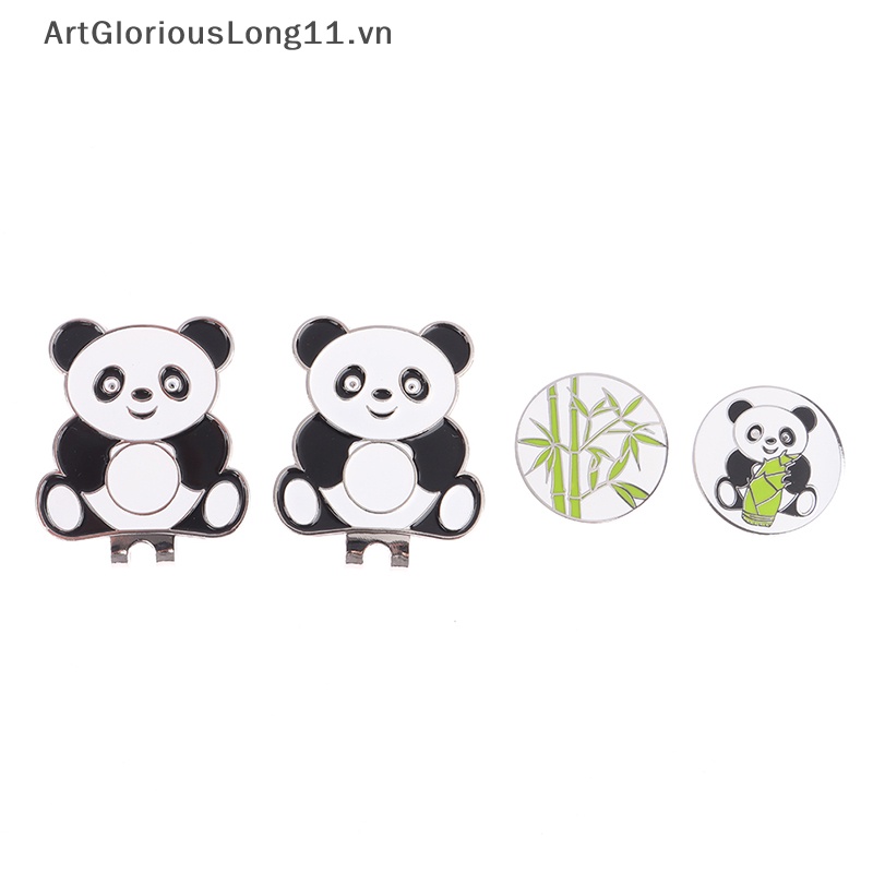 Dụng Cụ Đánh Dấu Bóng Golf Từ Tính Bằng Hợp Kim Hình Gấu Trúc