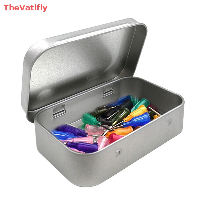 [Thevalifly] Bộ Dụng Cụ Sinh Tồn Nhỏ Bằng Thiếc Rỗng Màu Bạc / Đen Đựng Đồ Dùng Nhỏ