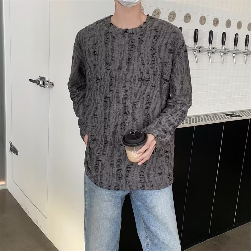 Áo Thun Cổ Tròn Thiết Kế Tua Rua Phong Cách Châu Âu Thời Trang Mới 2023 Cho Nữ