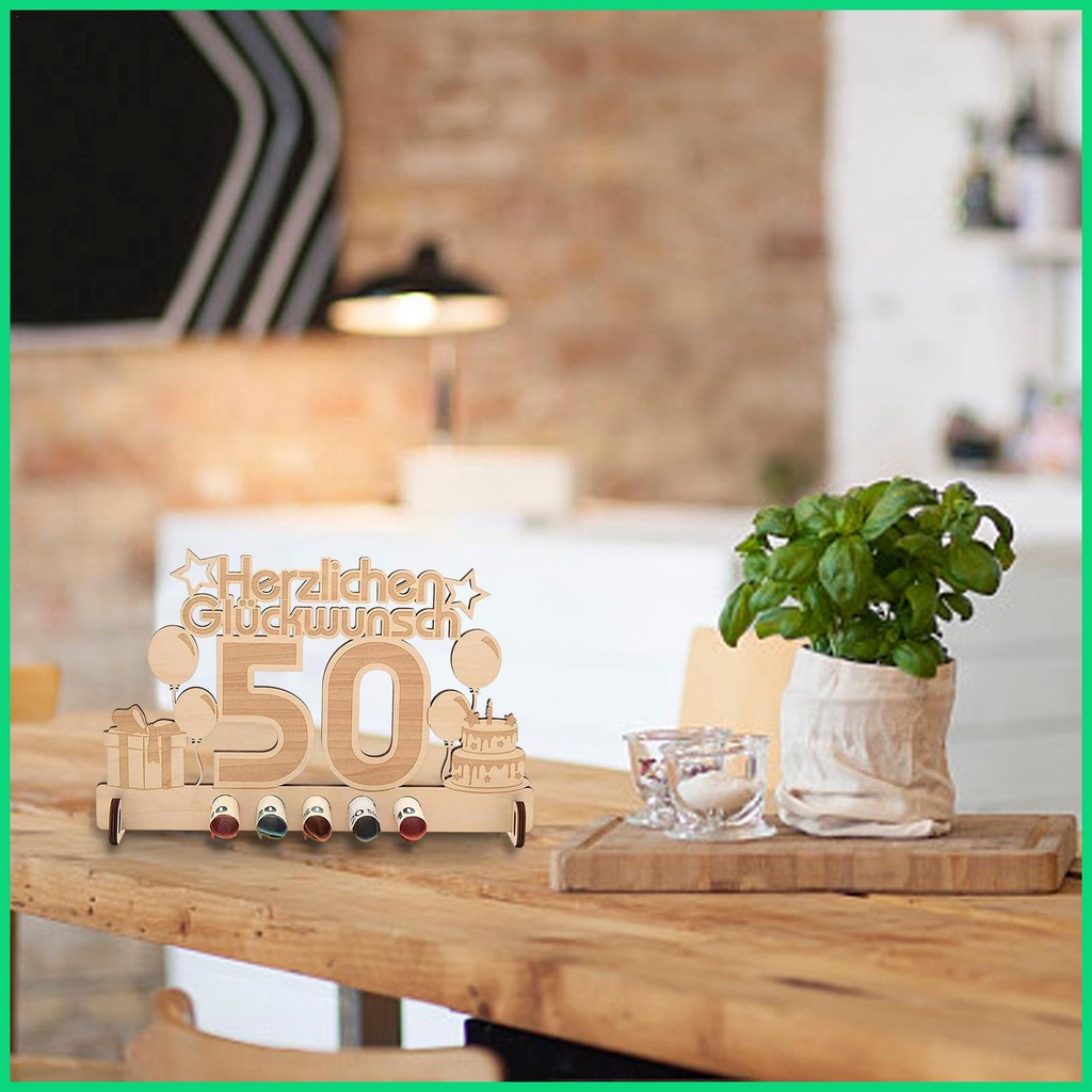 Ví Đựng Tiền 18 Lỗ In Chữ Tiếng Đức Độc Đáo Tiện Dụng