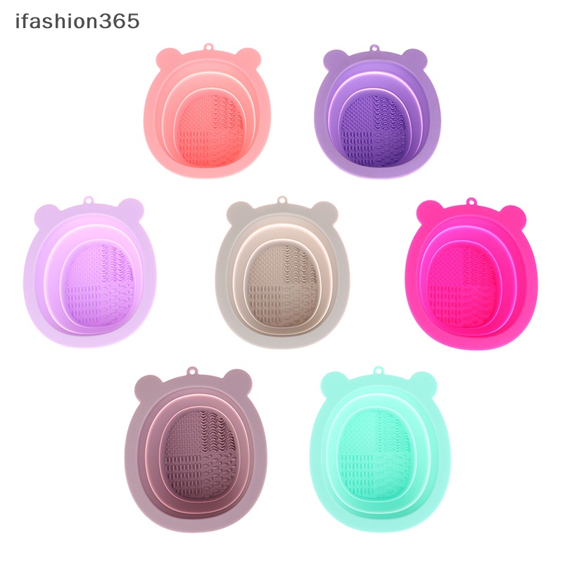 Dụng Cụ Vệ Sinh Cọ Trang Điểm Bằng Silicon DIY ifashion365