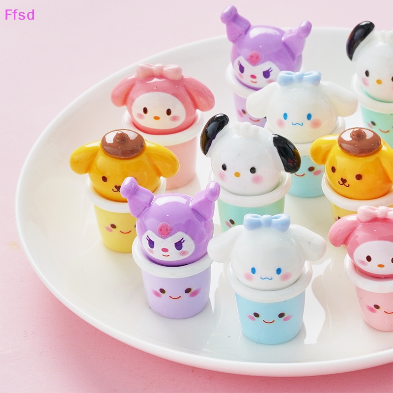 {Ffsd} Mặt Dây Chuyền Resin Ba Chiều Hình Động Vật Hoạt Hình Màu Macaron Thủ Công DIY Dễ Thương Phụ Kiện Điện Thoại Di Động * Bán Chạy