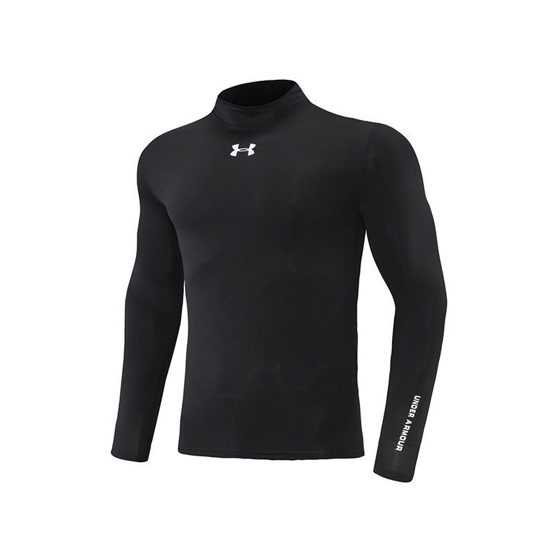 Áo Thun Thể Thao Tay Dài Cổ Cao Ôm Dáng Phong Cách Thu Đông Mới Cho Nam