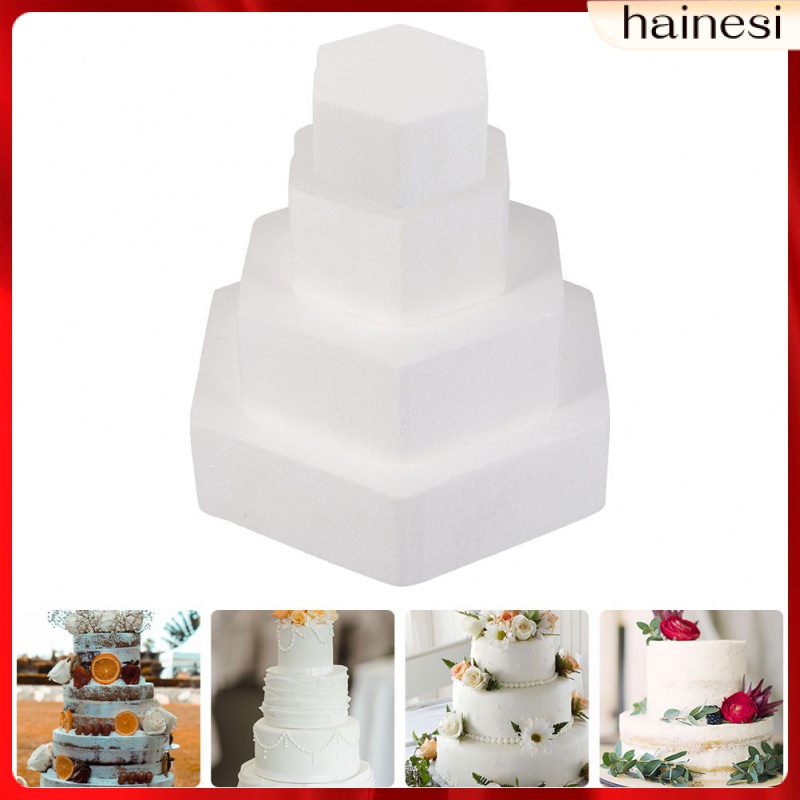 Set 4 Mô Hình Bánh Kem Giả Trang Trí Tiệc Cưới